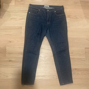 Everlane Mid Rise Skinny Jeans Dark Indigo Size 32